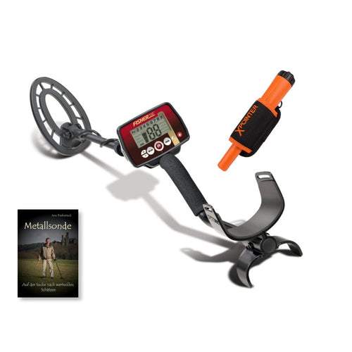 Fisher F22 Premiumpaket (Metalldetektor & Quest Xpointer & Schatzsucherhandbuch)