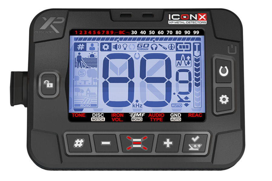 Metalldetektor XP IconX Display