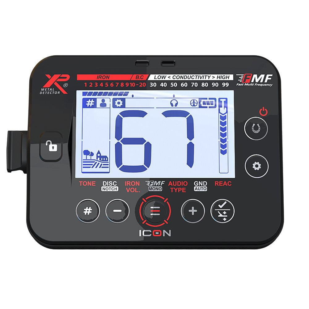 Metalldetektor XP Icon Display