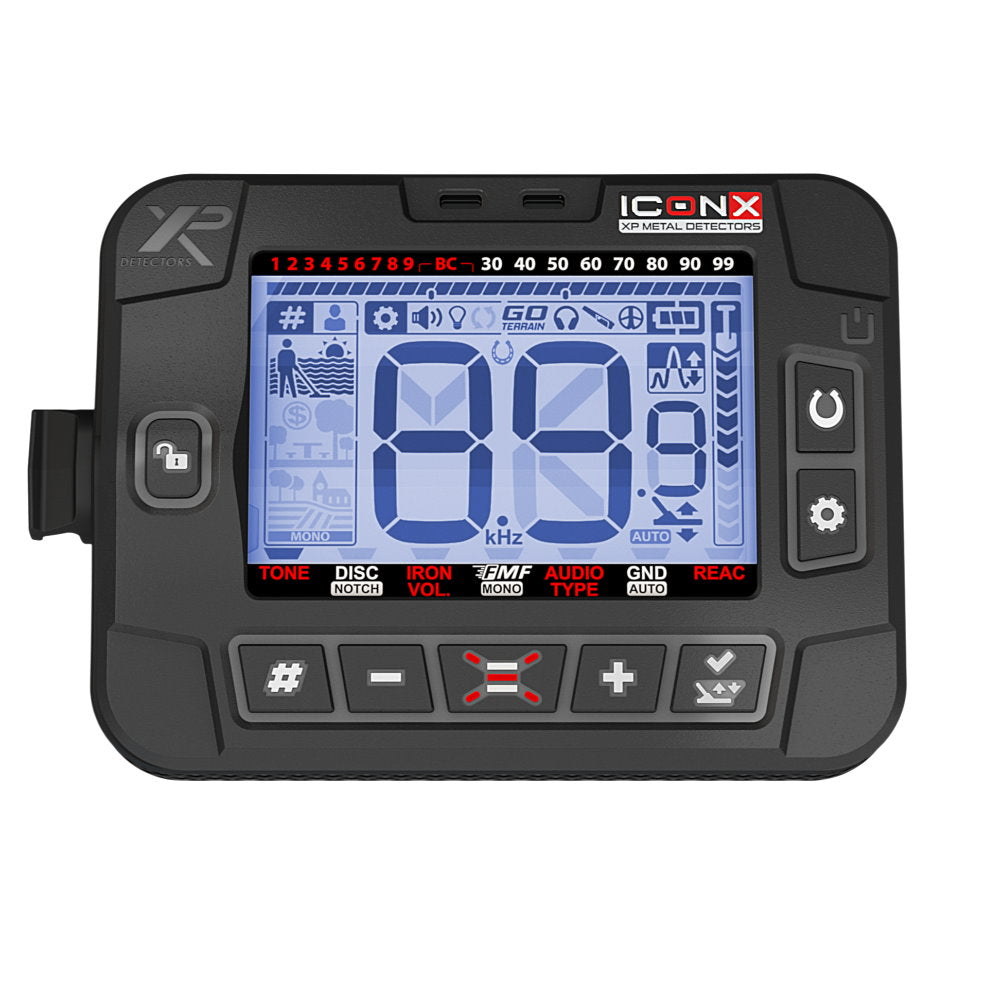 Metalldetektor XP ICONX Display