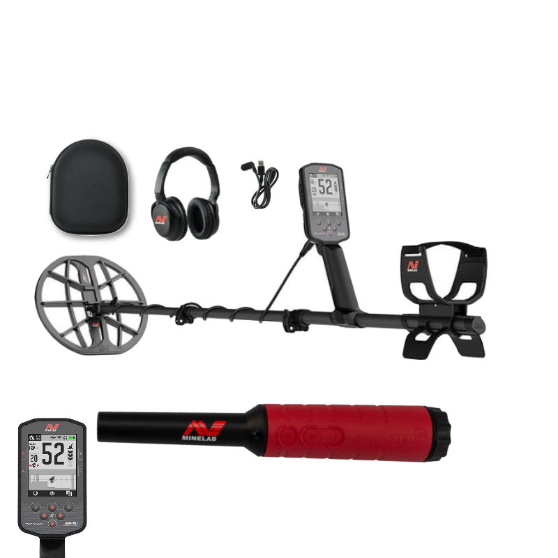 Metalldetektor Minelab Manticore mit Pinpointer Pro-Find 40