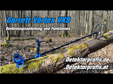 Metalldetektor Garrett VORTEX VX9 YouTube Video Detektorprofis