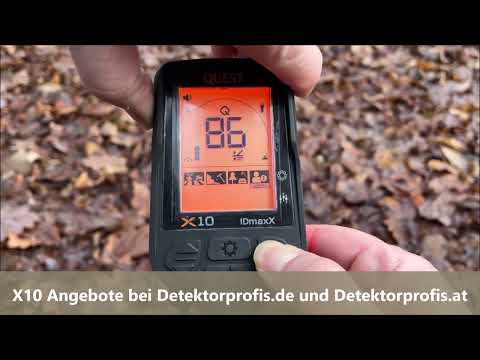 Quest X10 IDmaxX Metalldetektor