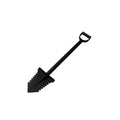 Swagier Spaten V1 schwarz (85cm Länge)